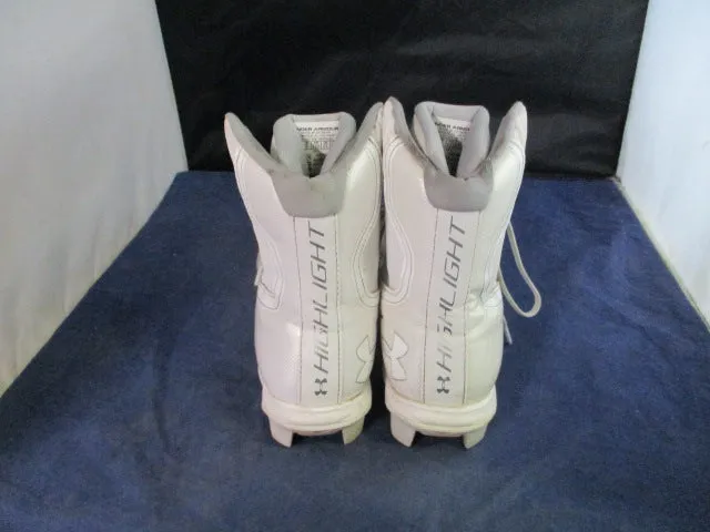Used Under Armour Highlight Football Cleats Adult Size 9