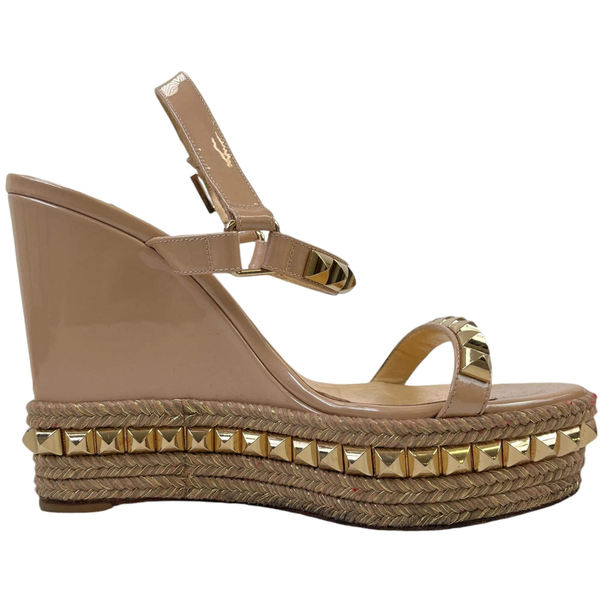 Women's Pyraclou Wedge Sandals Nude Size EU 40 / UK 7