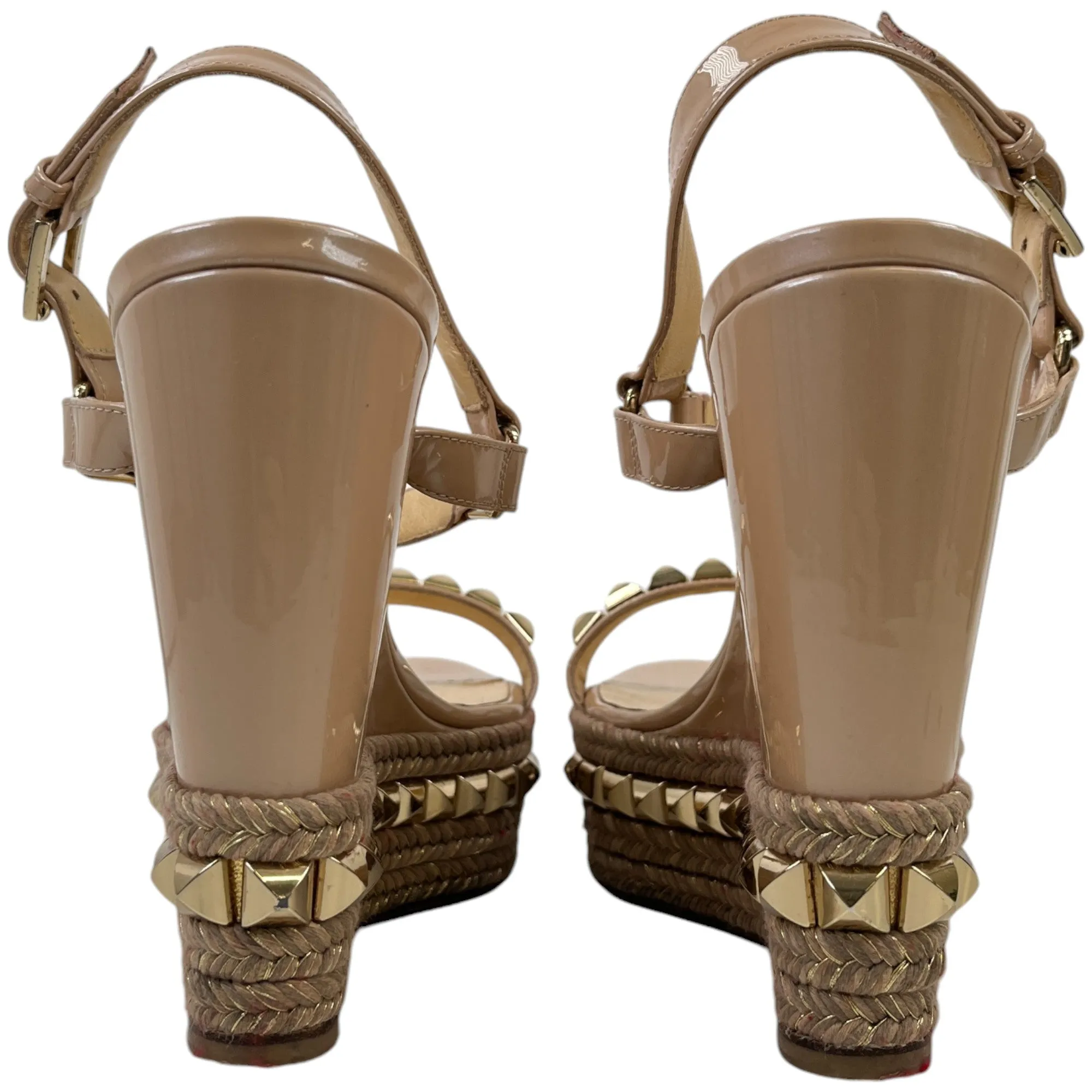 Women's Pyraclou Wedge Sandals Nude Size EU 40 / UK 7