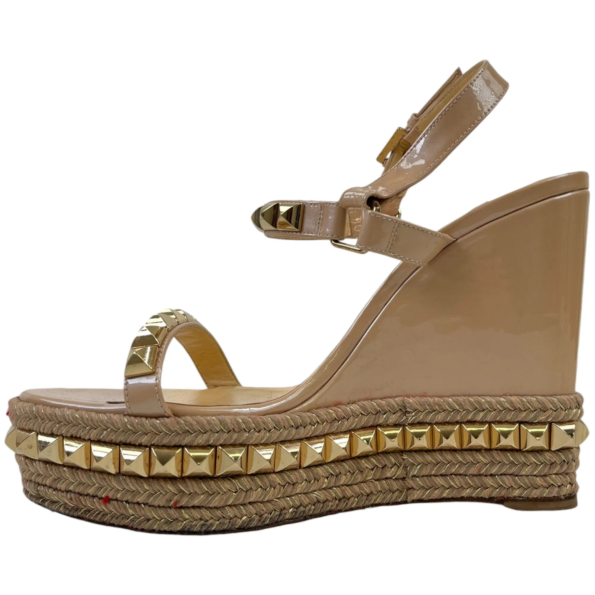 Women's Pyraclou Wedge Sandals Nude Size EU 40 / UK 7