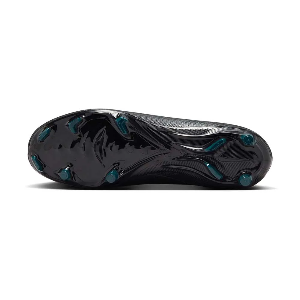 Zoom Vapor 16 Academy FG/MG Soccer Cleats - Black/Black-Deep Jungle - Regular (D)