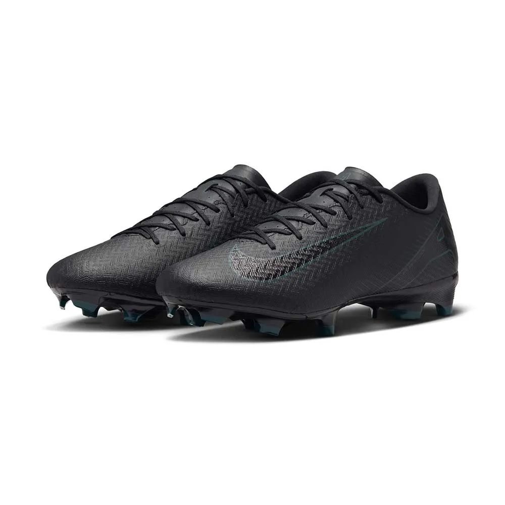 Zoom Vapor 16 Academy FG/MG Soccer Cleats - Black/Black-Deep Jungle - Regular (D)